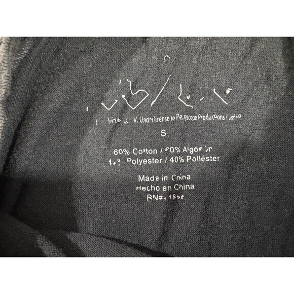 AC/DC Womens For Those About To Rock Gray Tee Studded Graphic Crop T Shirt Sz S - Picture 6 of 9